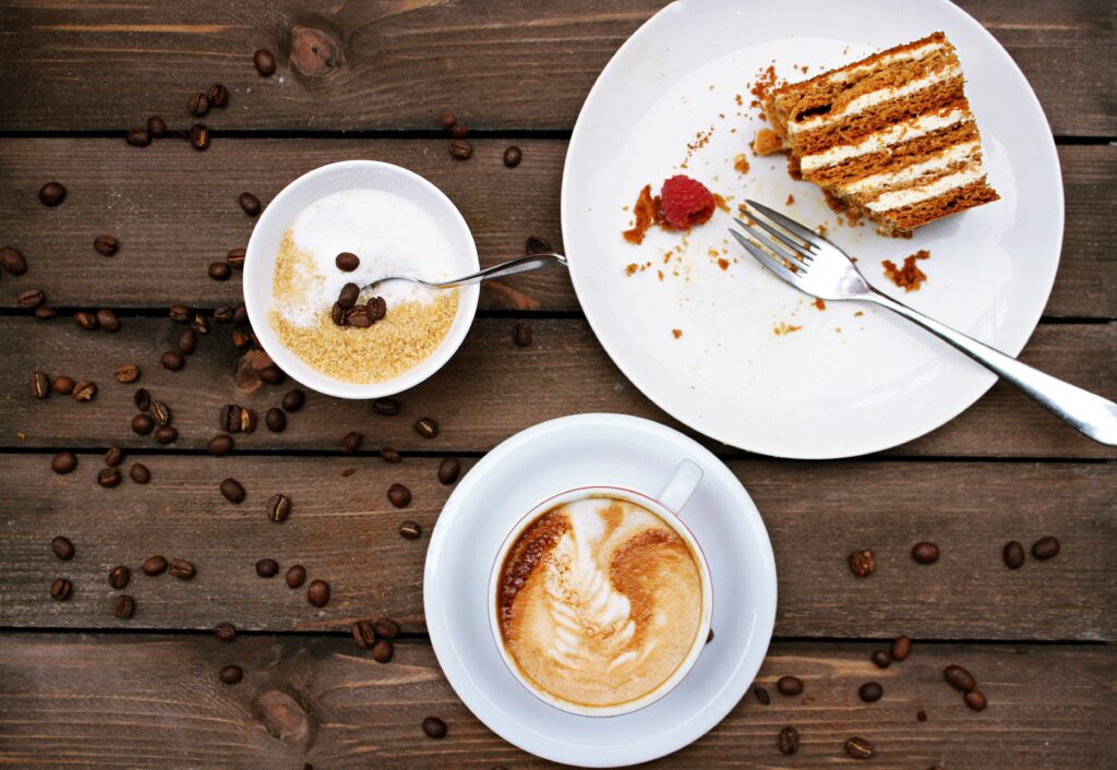 Italiensk efterätt och kaffe för catering i Stockholm.